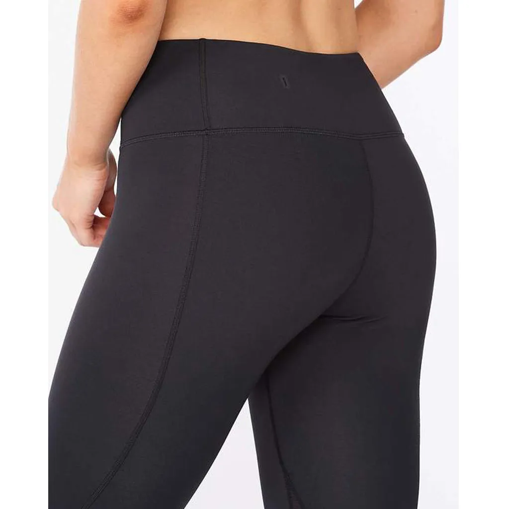 2XU Aero Vent Mid-Rise Compression Tights Women’s Black Silver Reflective