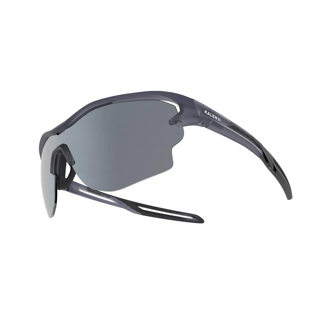ADULT RUNPERF 2 TRANSLU RUNNING SUNGLASSES category 3 - BLUE/ SILVER