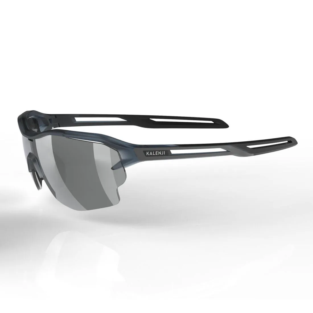 ADULT RUNPERF 2 TRANSLU RUNNING SUNGLASSES category 3 - BLUE/ SILVER