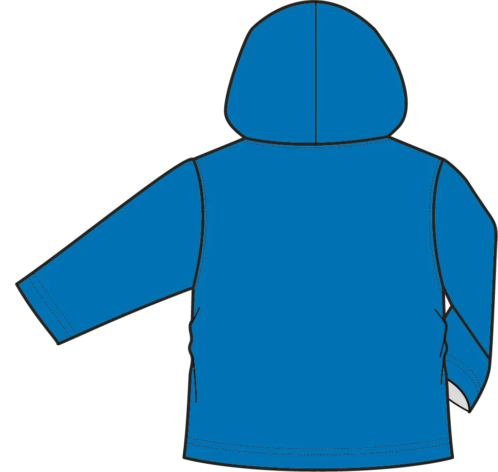 Adult Unisex Organic Bamboo Hoodie in Cobalt Blue