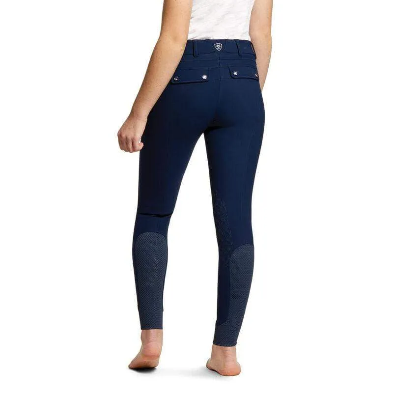Ariat Juniors Tri Factor Knee Patch Breech - Navy