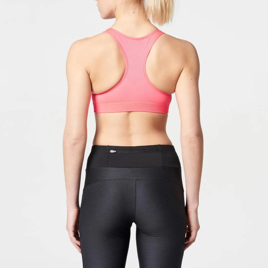 BASIC RUNNING BRA NEON CORAL PINK