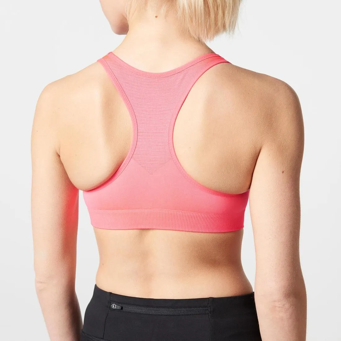 BASIC RUNNING BRA NEON CORAL PINK
