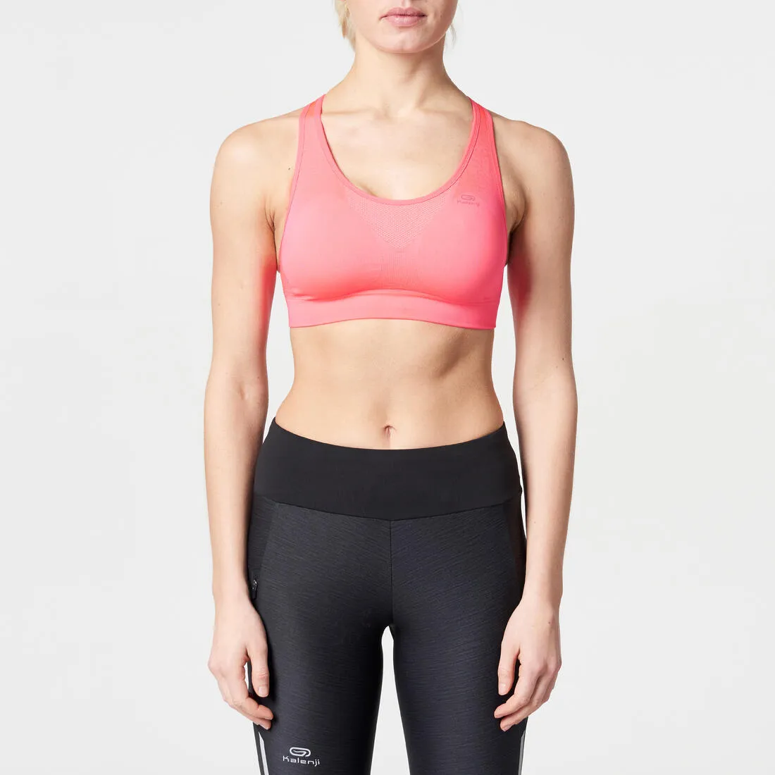 BASIC RUNNING BRA NEON CORAL PINK