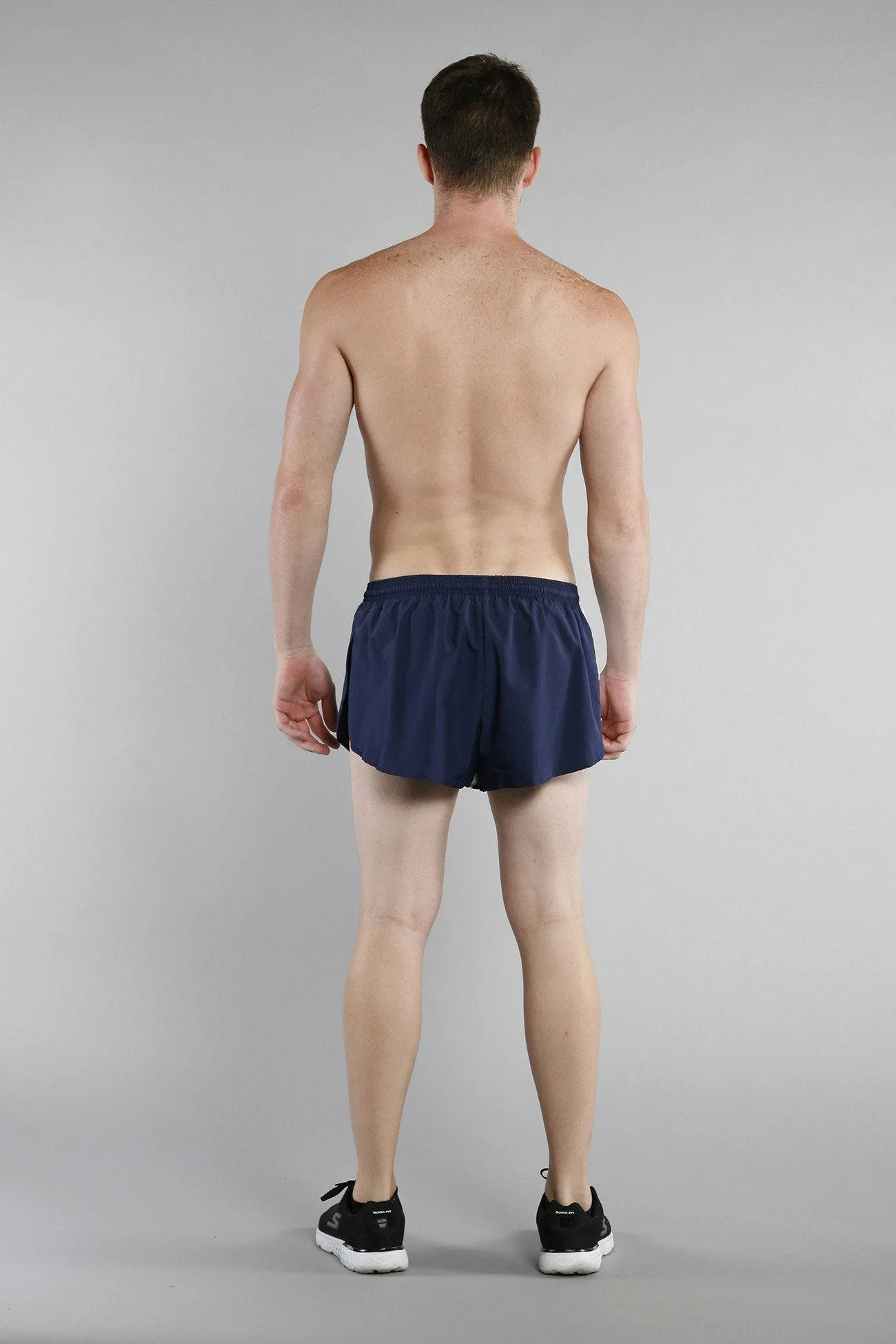 Boa Men's Stretch 1" Elite Printed Slit Run Short