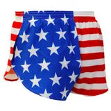 Boa Men's Stretch 1" Elite Printed Slit Run Short