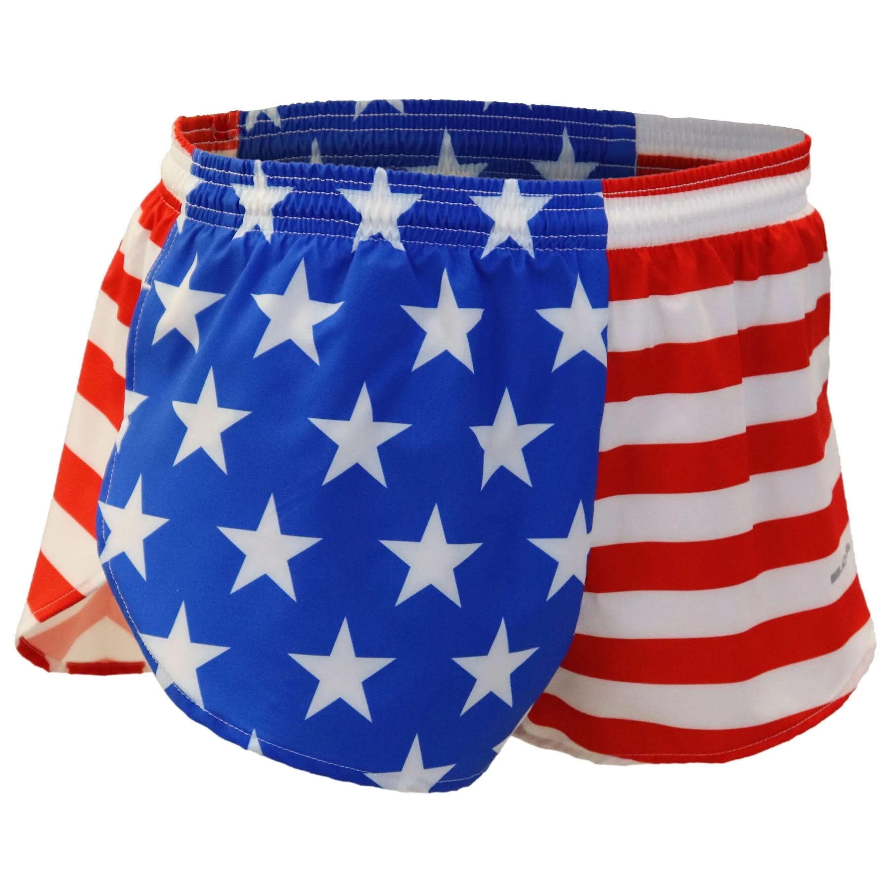 Boa Men's Stretch 1" Elite Printed Slit Run Short