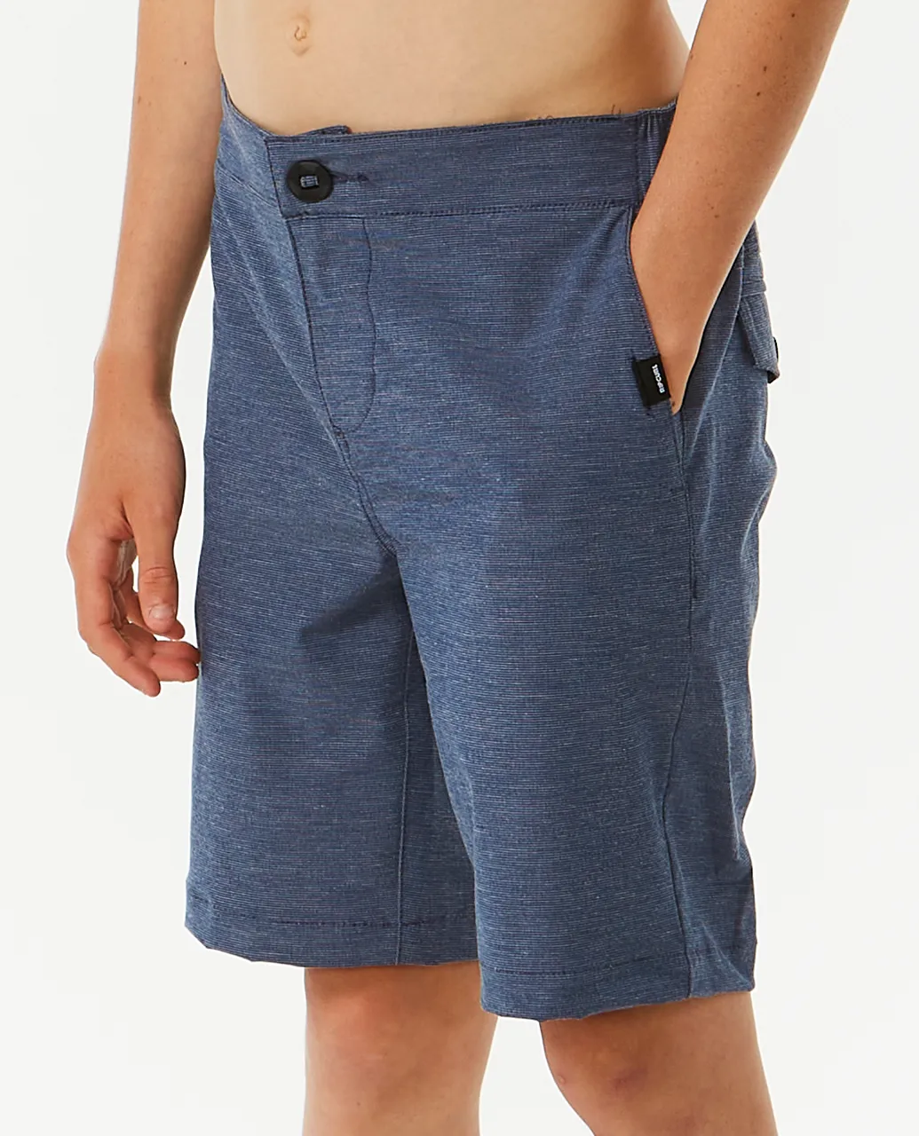 Boys Phase Walkshorts in Washed Navy