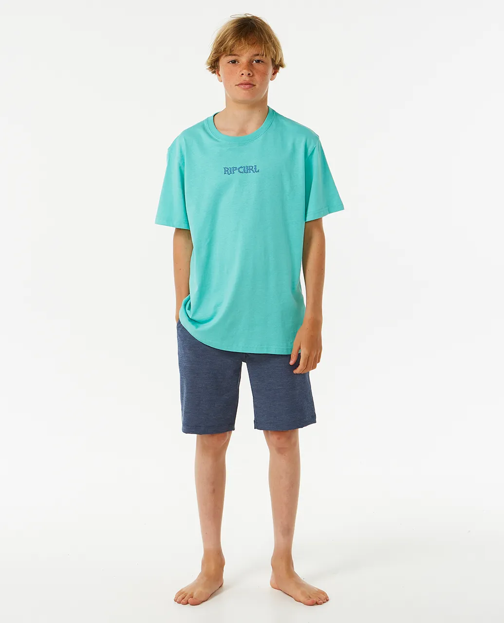 Boys Phase Walkshorts in Washed Navy