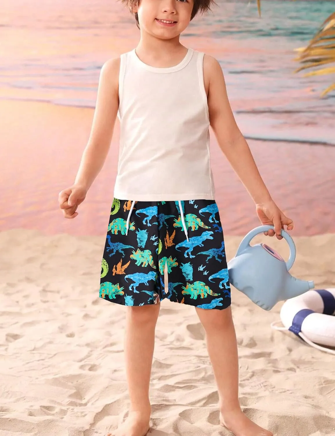 Boys' Swim Trunks Kids Bathing Suit Beach Swim Trunk Quick Dry Swimsuit 5-14T