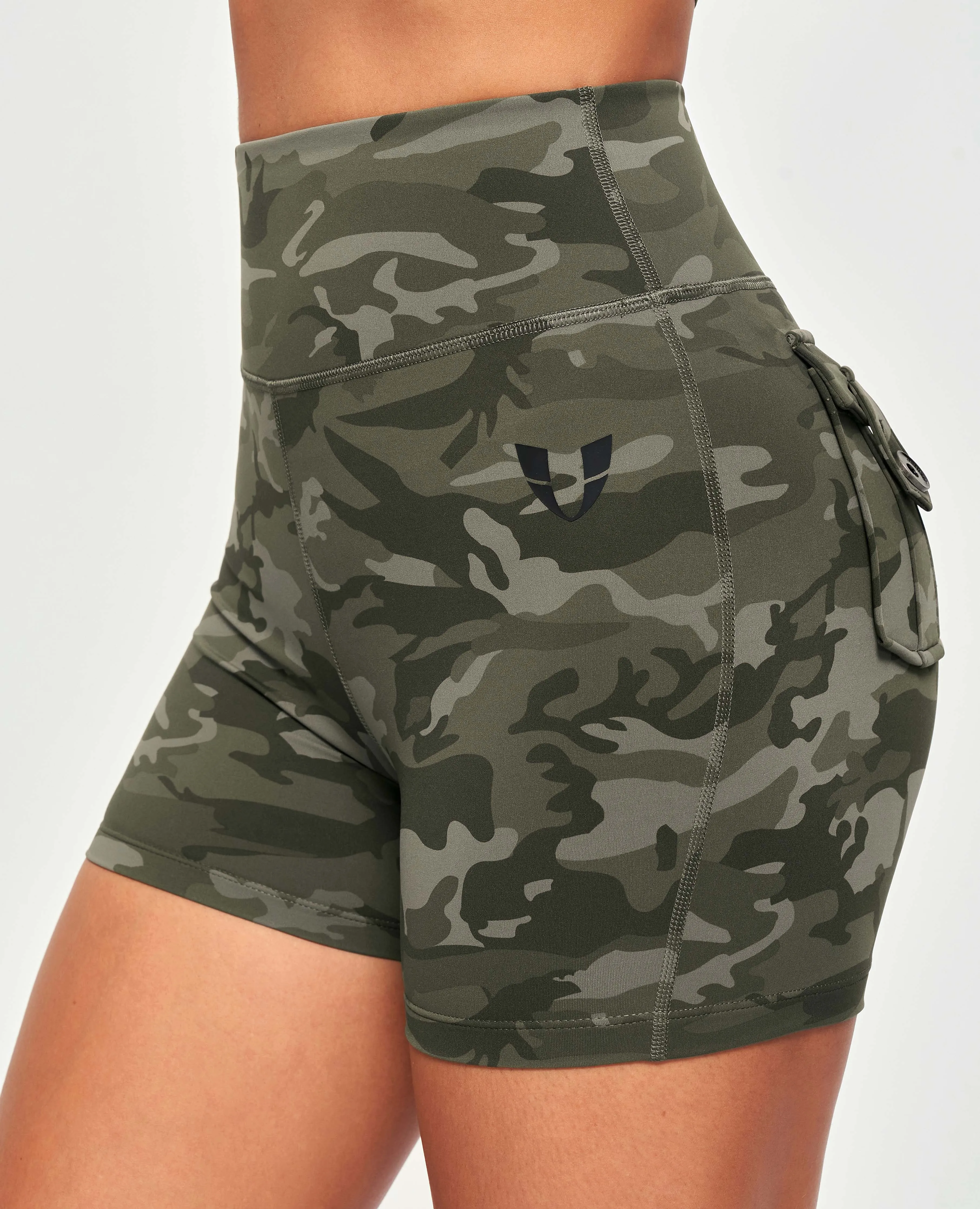 Cargo Short Shorts - Camo