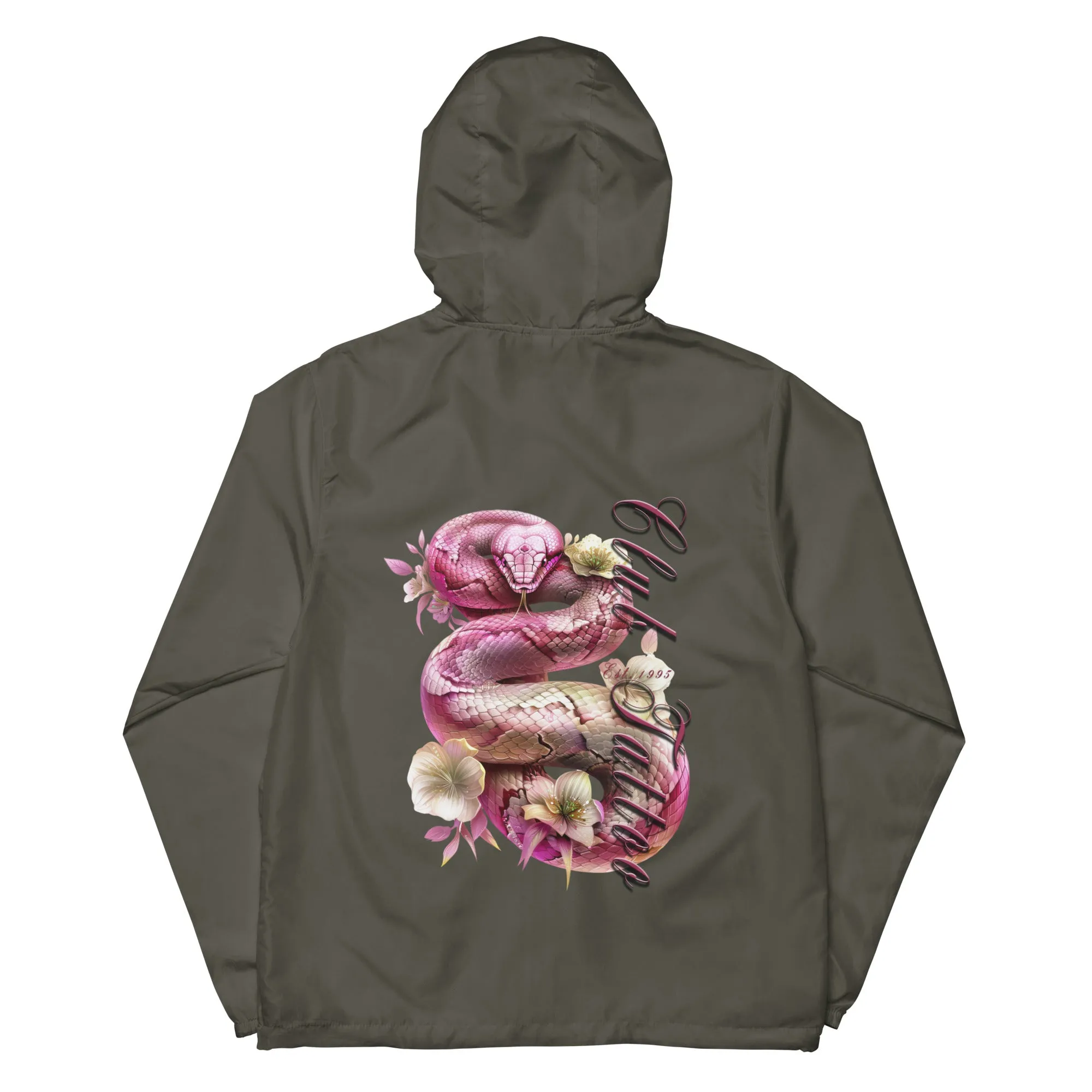 Don't bite the Hand that Feeds Women's lightweight zip up windbreaker