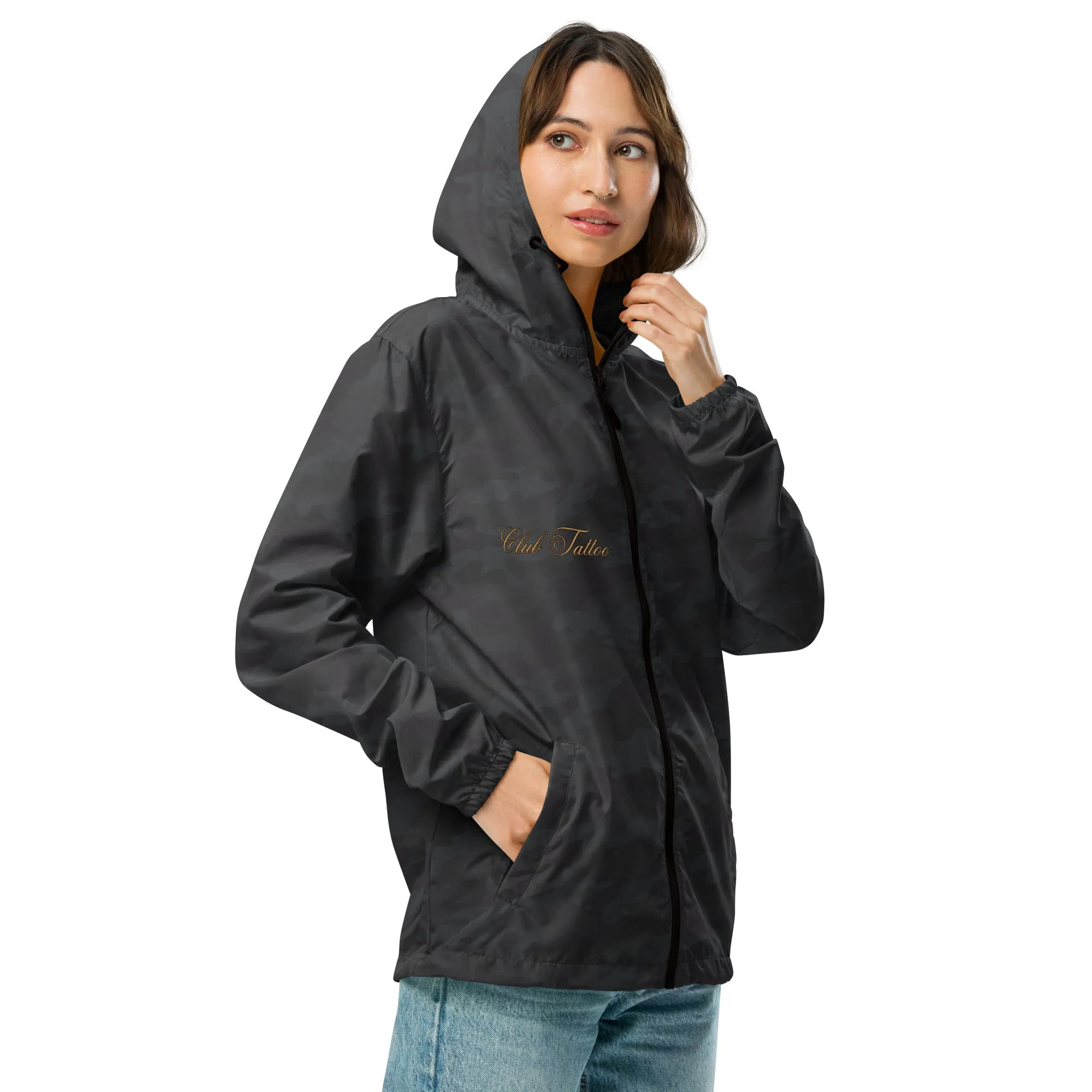 Don't bite the Hand that Feeds Women's lightweight zip up windbreaker