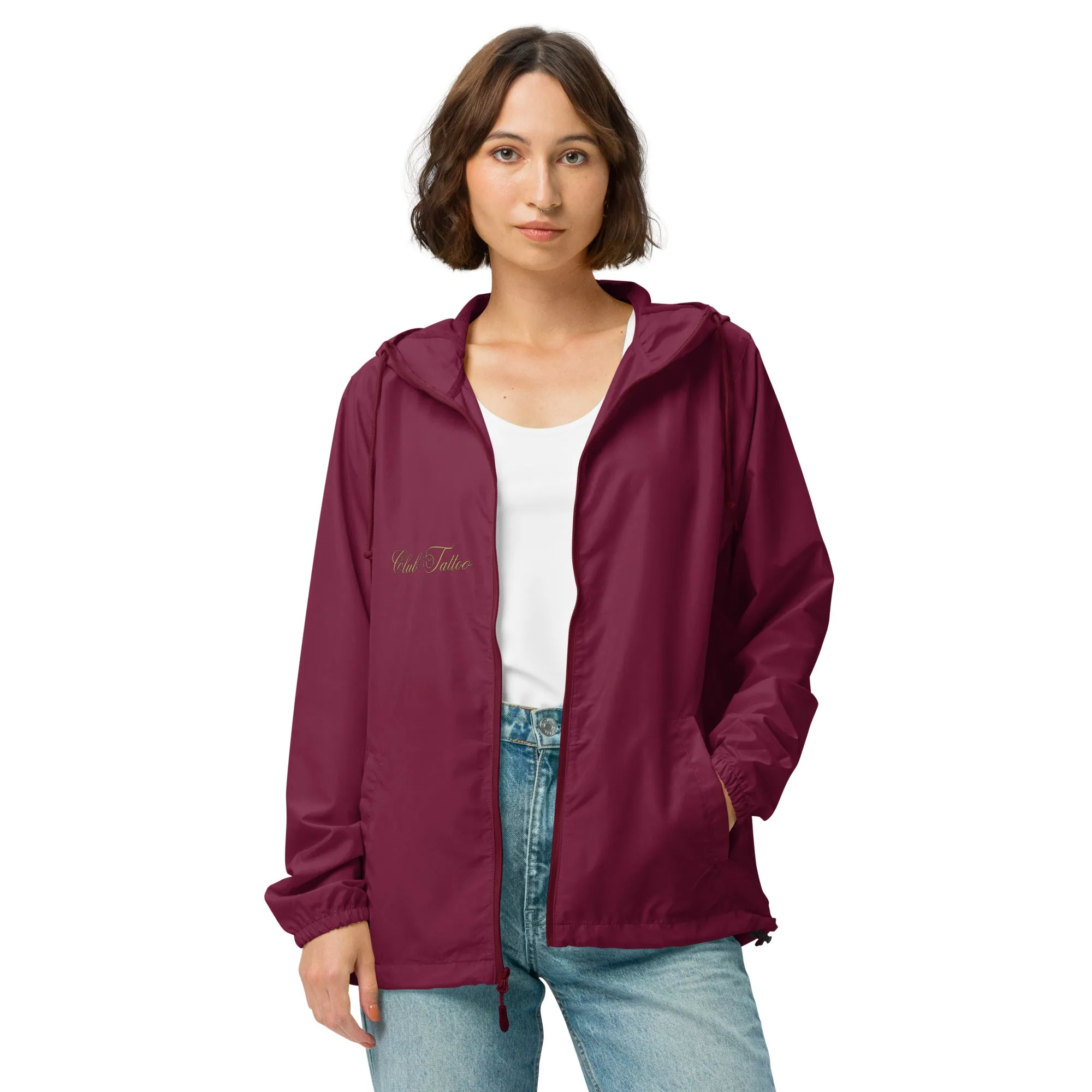 Don't bite the Hand that Feeds Women's lightweight zip up windbreaker
