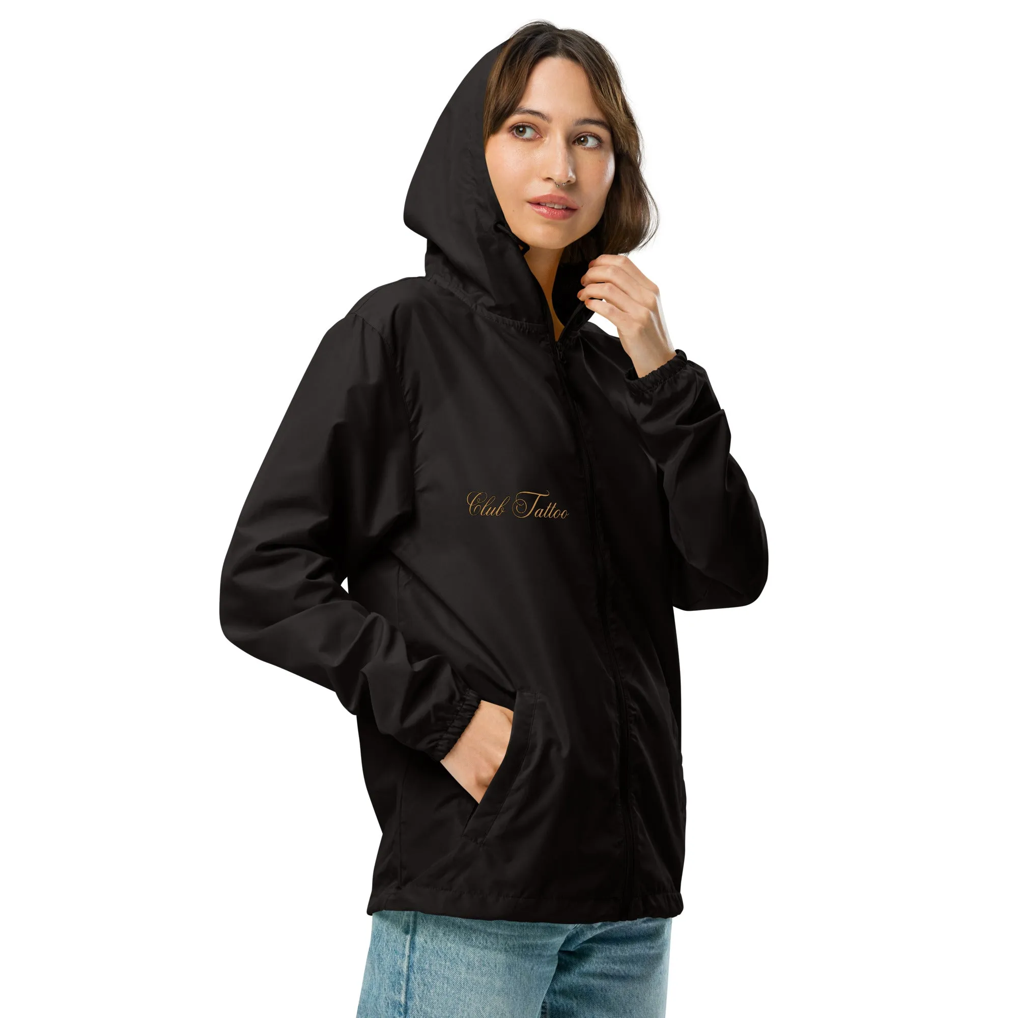 Don't bite the Hand that Feeds Women's lightweight zip up windbreaker