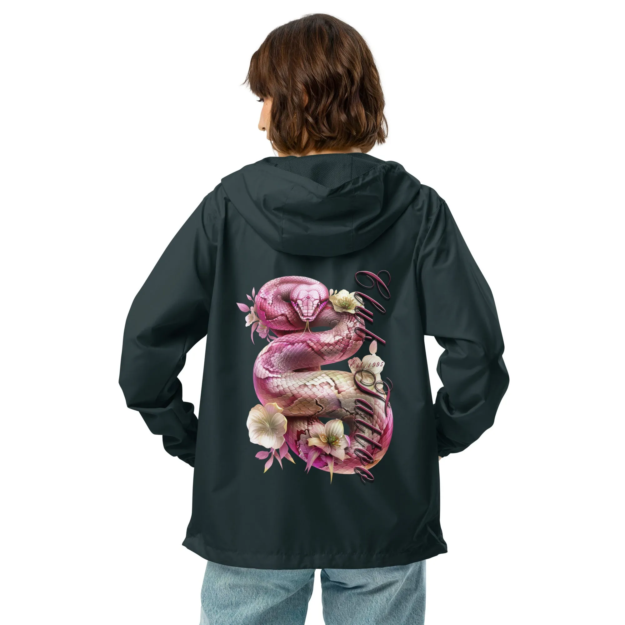Don't bite the Hand that Feeds Women's lightweight zip up windbreaker