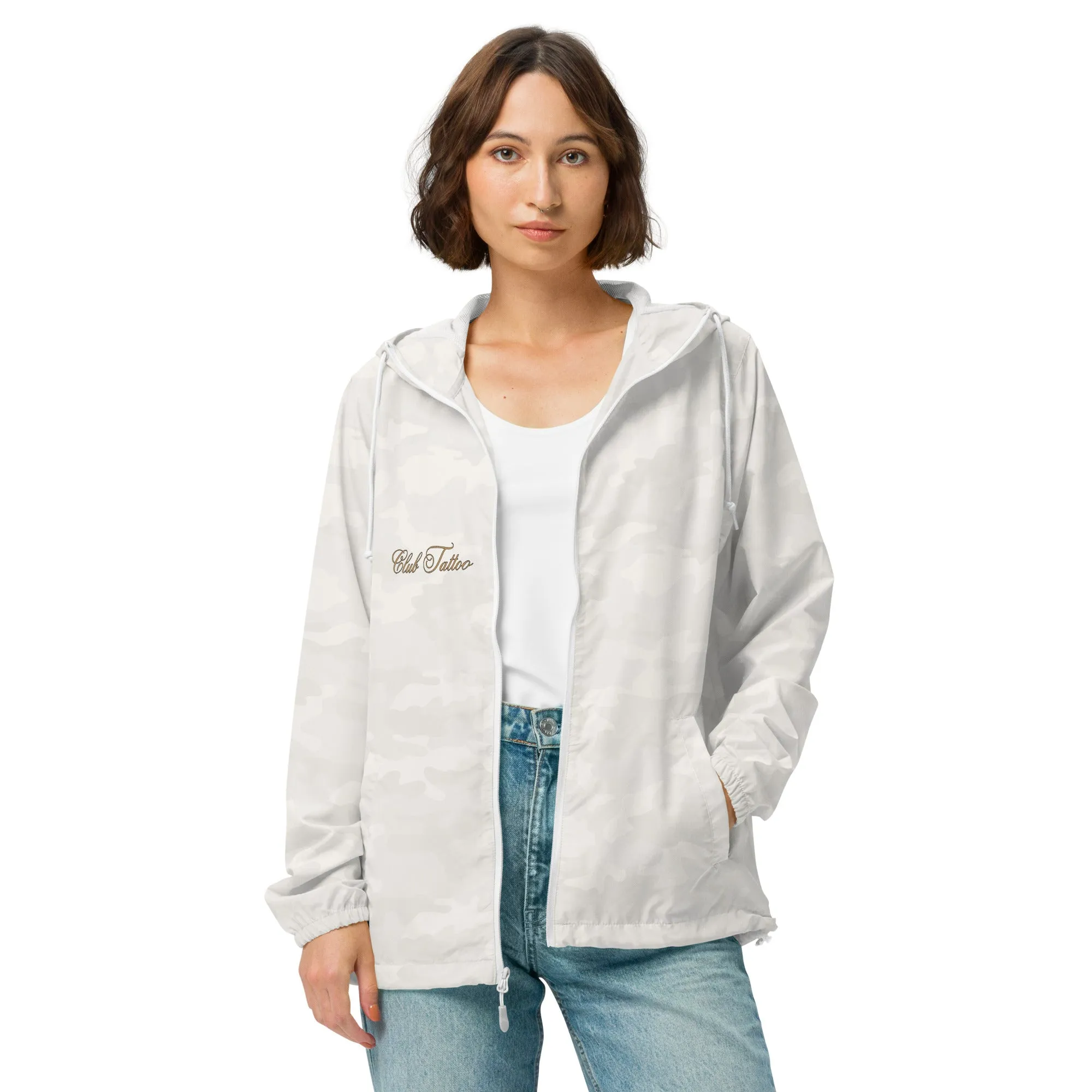 Don't bite the Hand that Feeds Women's lightweight zip up windbreaker