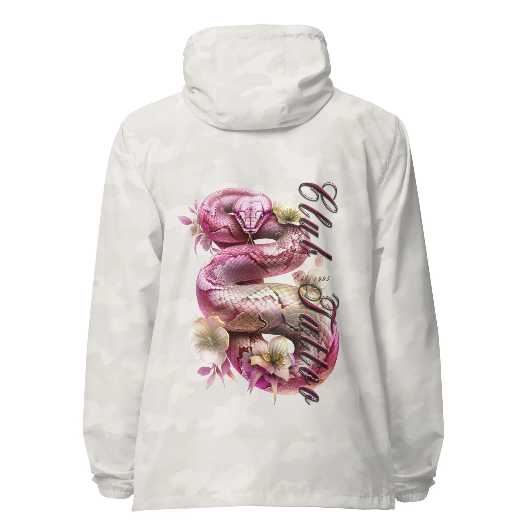 Don't bite the Hand that Feeds Women's lightweight zip up windbreaker