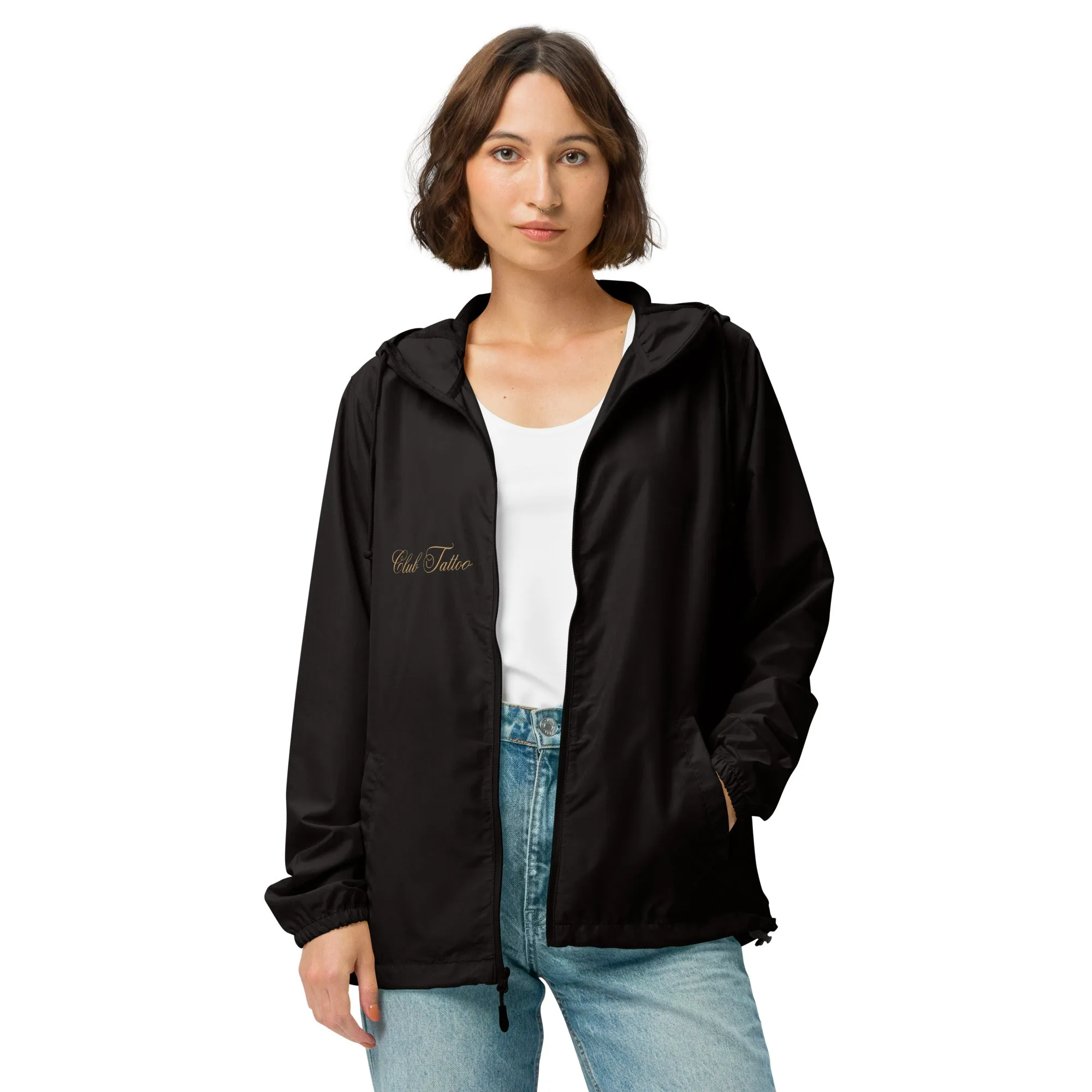 Don't bite the Hand that Feeds Women's lightweight zip up windbreaker
