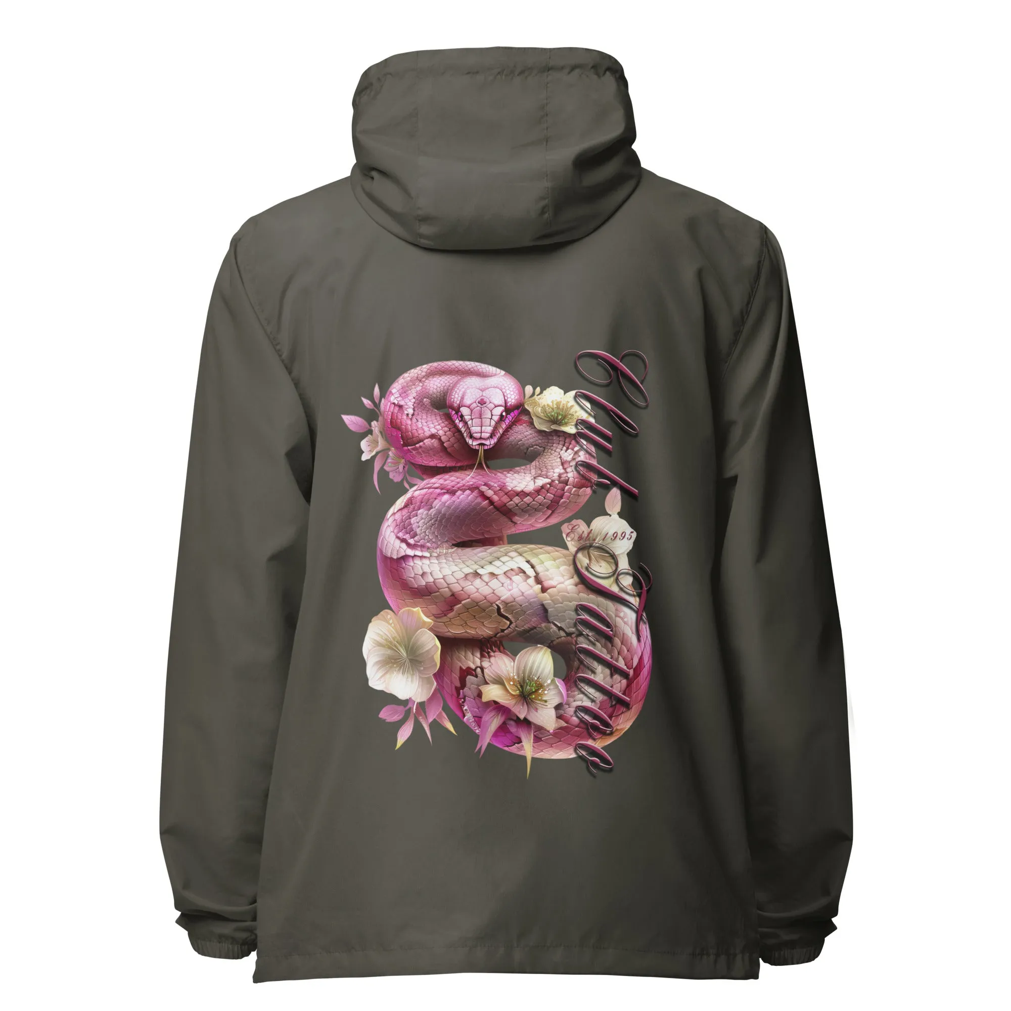 Don't bite the Hand that Feeds Women's lightweight zip up windbreaker