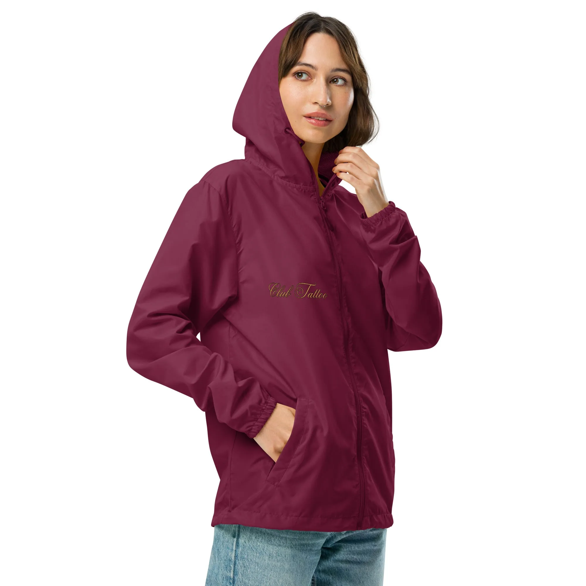 Don't bite the Hand that Feeds Women's lightweight zip up windbreaker