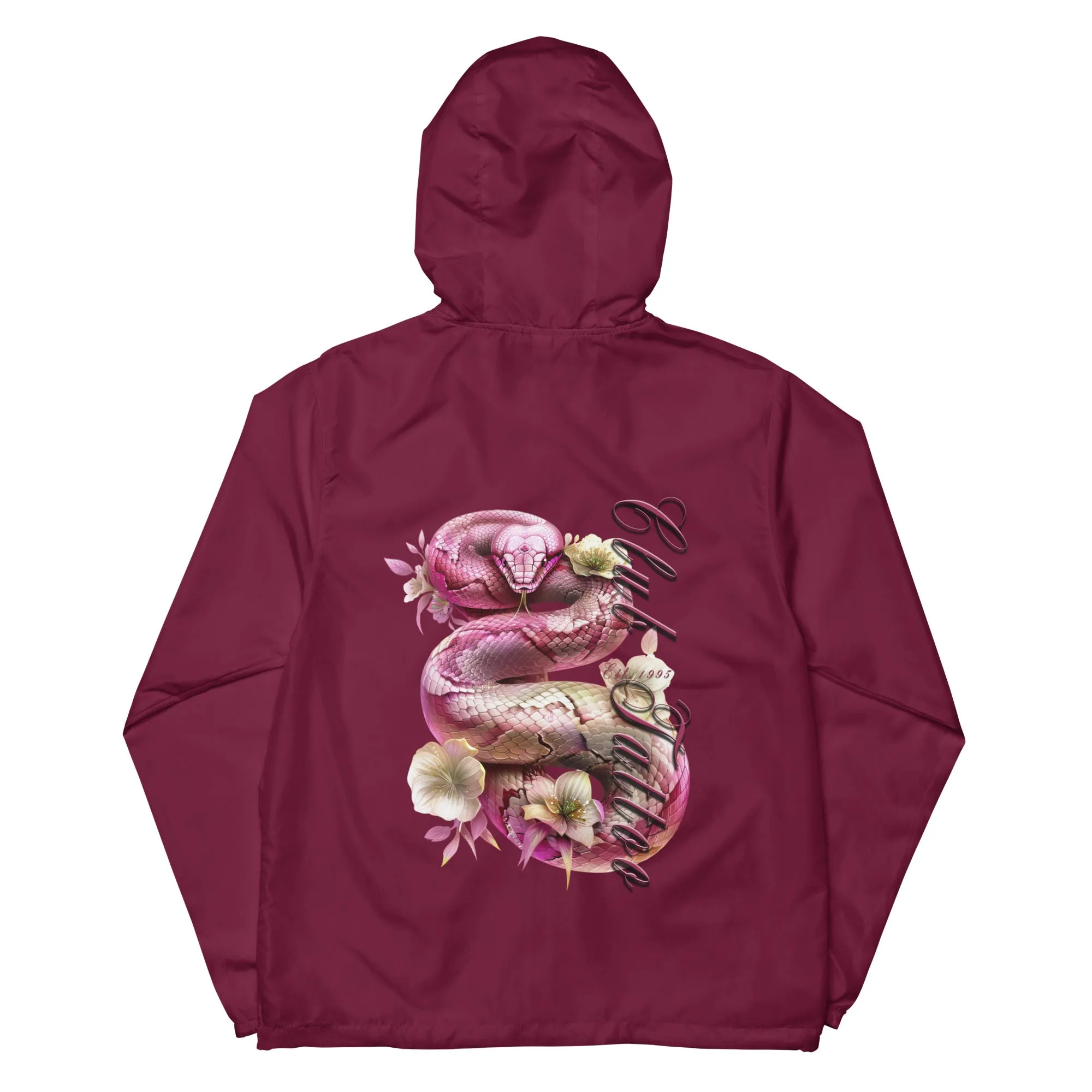 Don't bite the Hand that Feeds Women's lightweight zip up windbreaker