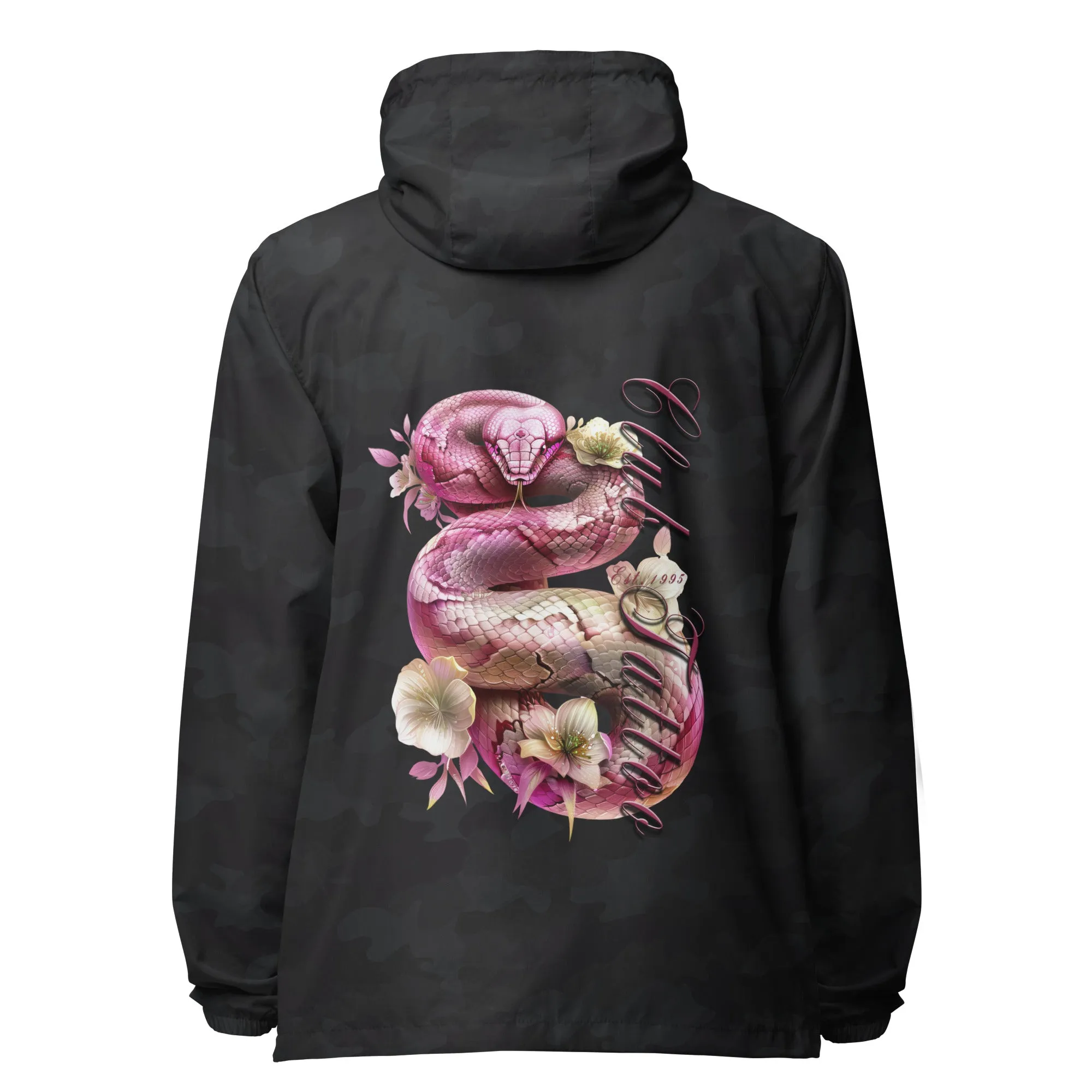 Don't bite the Hand that Feeds Women's lightweight zip up windbreaker