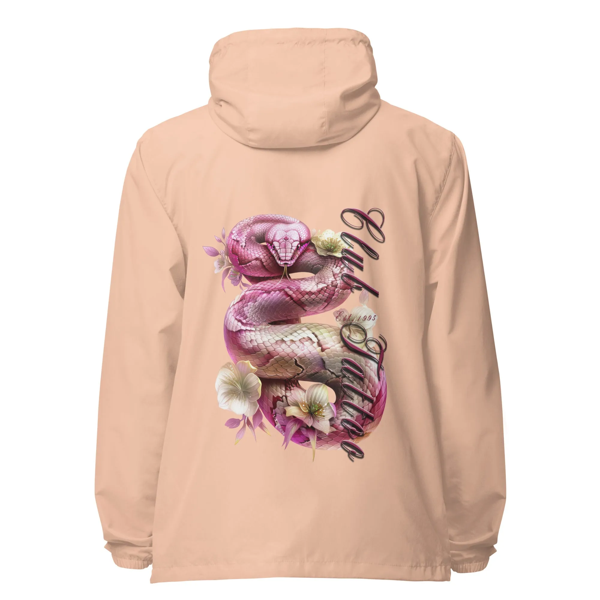 Don't bite the Hand that Feeds Women's lightweight zip up windbreaker