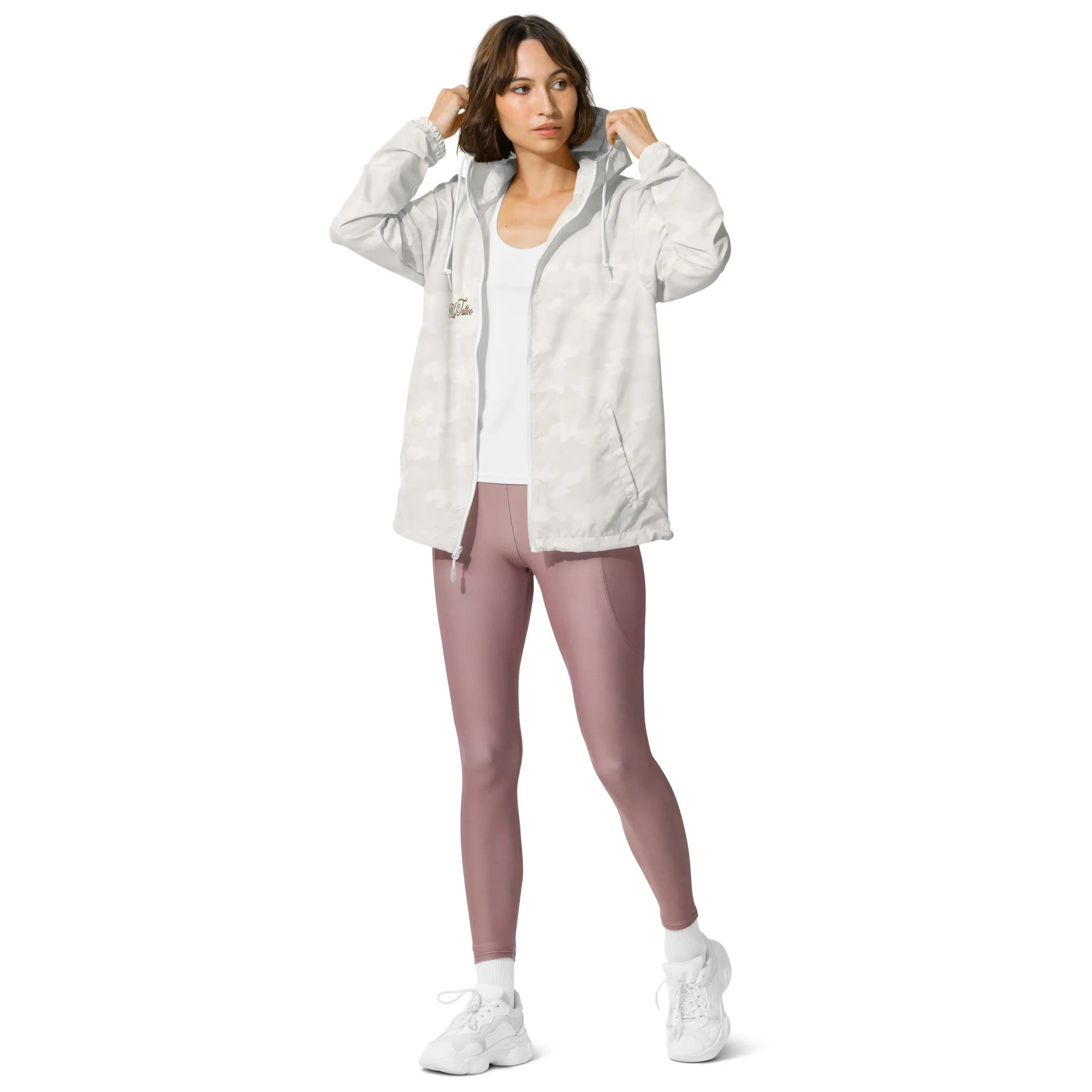 Don't bite the Hand that Feeds Women's lightweight zip up windbreaker