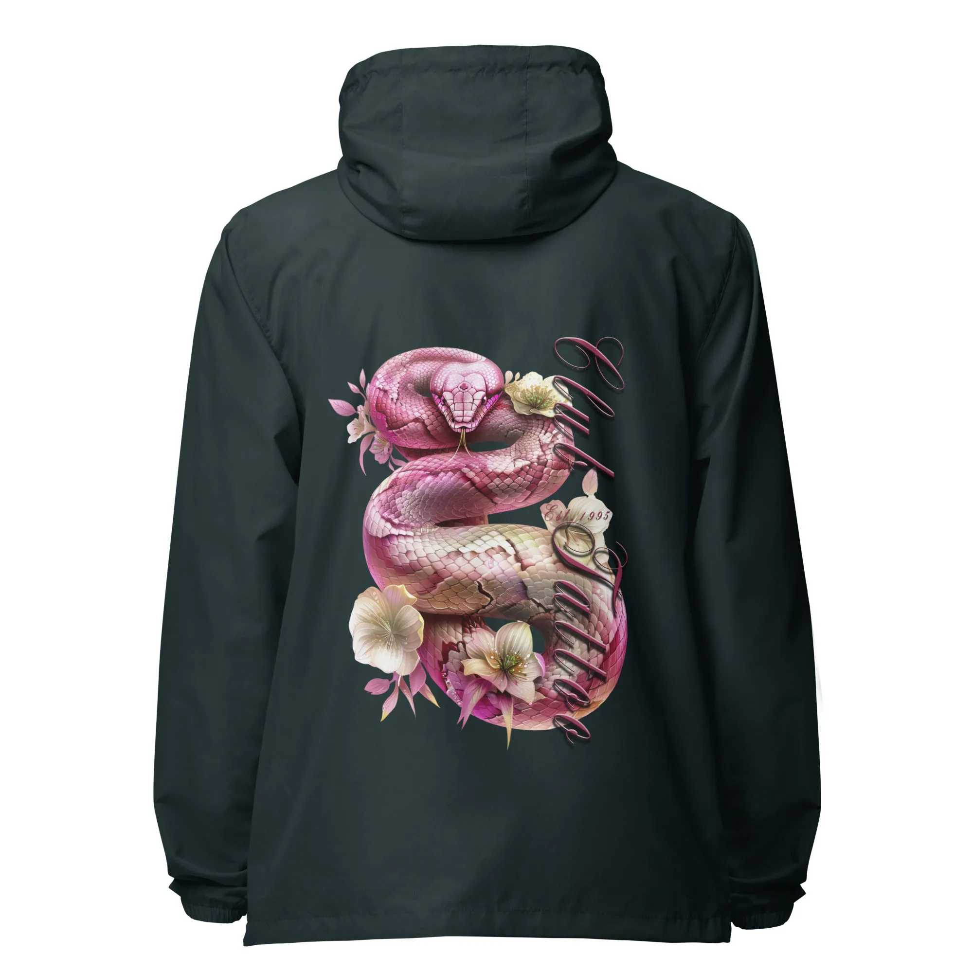Don't bite the Hand that Feeds Women's lightweight zip up windbreaker