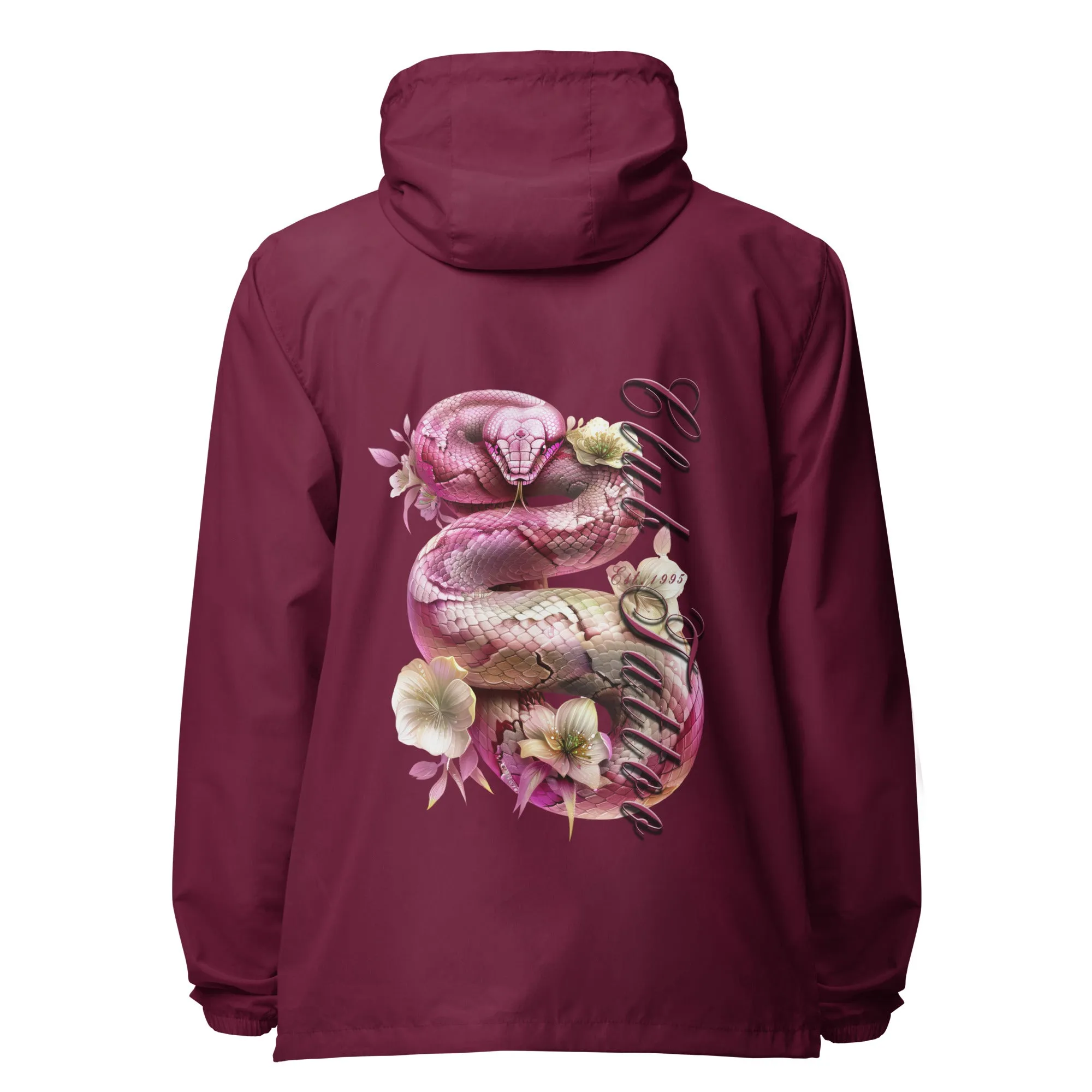 Don't bite the Hand that Feeds Women's lightweight zip up windbreaker