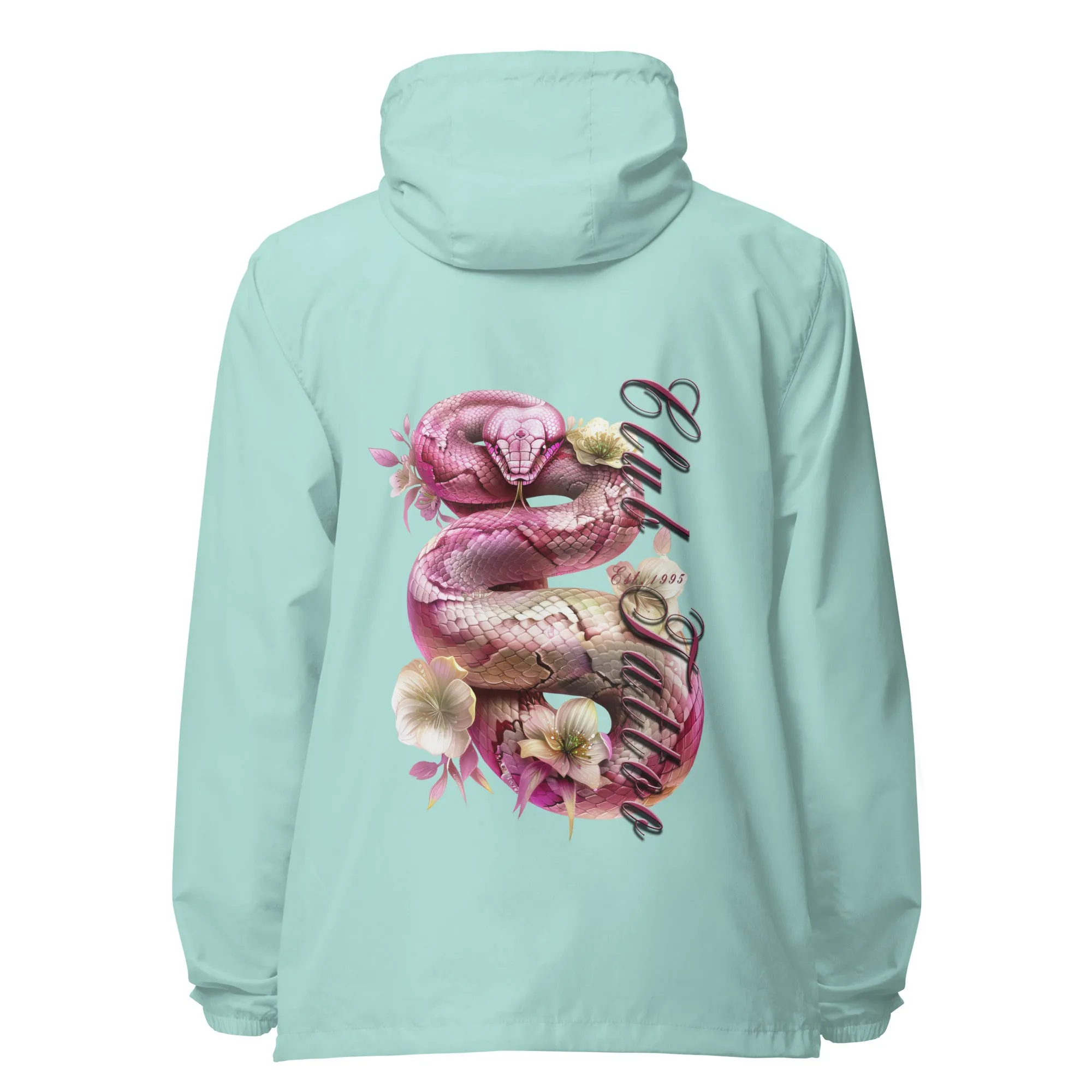 Don't bite the Hand that Feeds Women's lightweight zip up windbreaker
