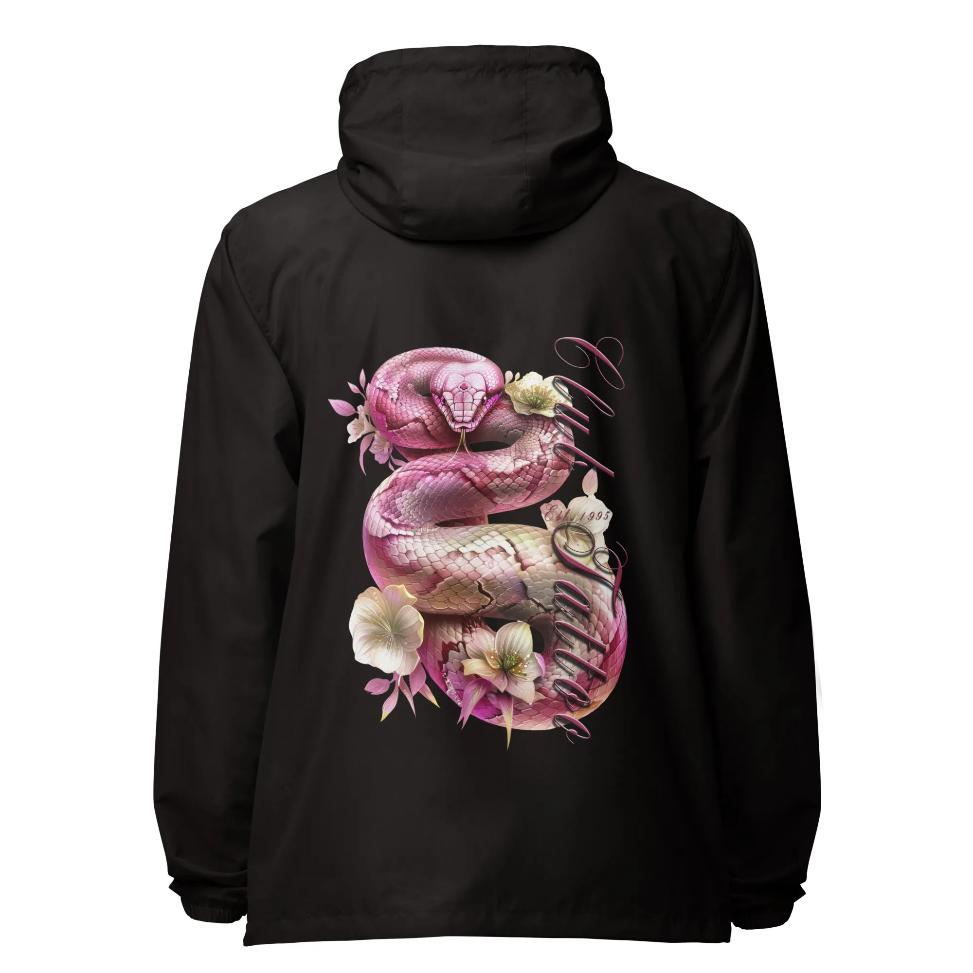 Don't bite the Hand that Feeds Women's lightweight zip up windbreaker