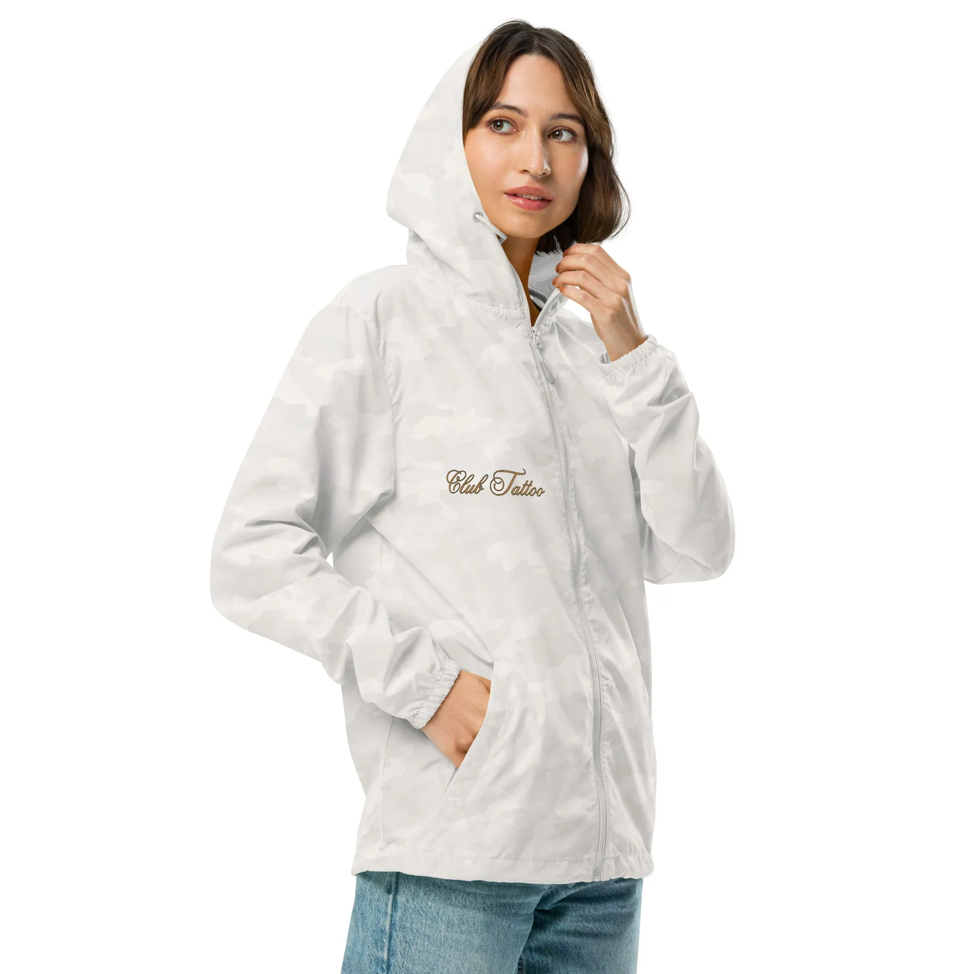Don't bite the Hand that Feeds Women's lightweight zip up windbreaker