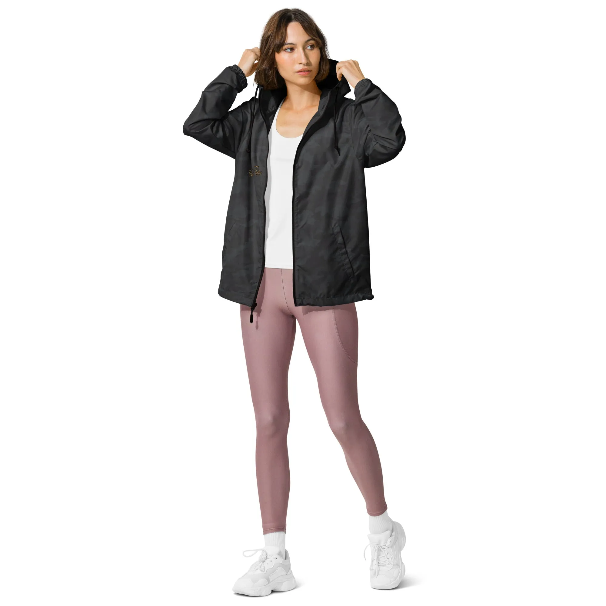 Don't bite the Hand that Feeds Women's lightweight zip up windbreaker