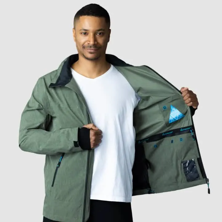 Eco-Friendly Expedition Pro 2.0 - Men's Olive Green Adventure Jacket