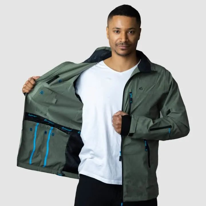 Eco-Friendly Expedition Pro 2.0 - Men's Olive Green Adventure Jacket
