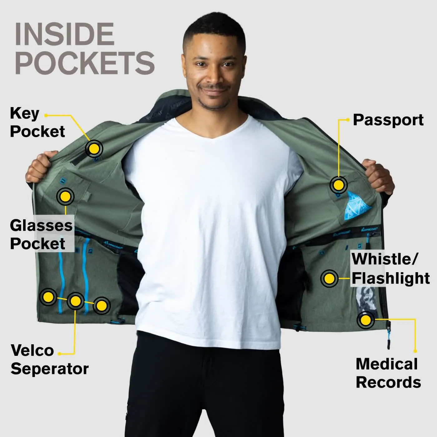 Eco-Friendly Expedition Pro 2.0 - Men's Olive Green Adventure Jacket