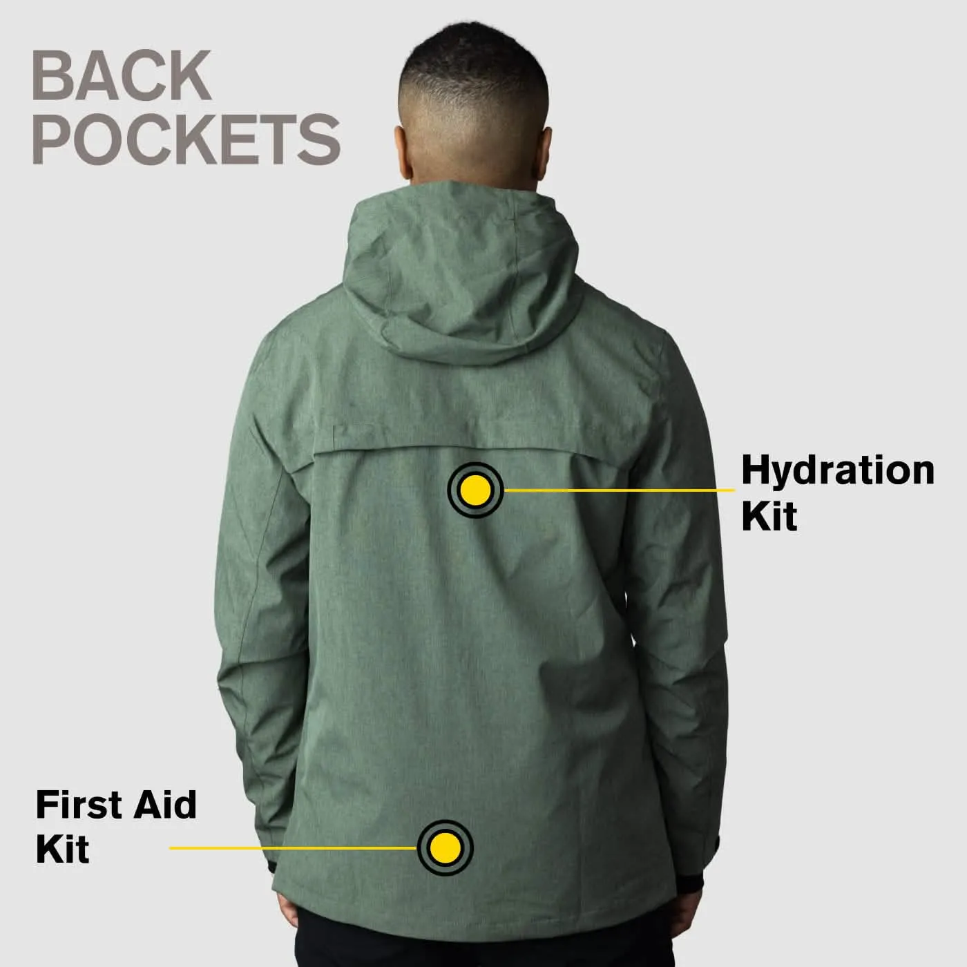 Eco-Friendly Expedition Pro 2.0 - Men's Olive Green Adventure Jacket