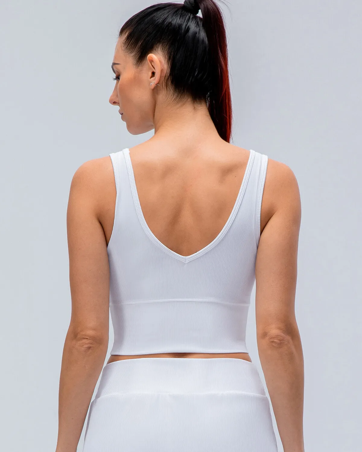 Eloise Sports Bra - White