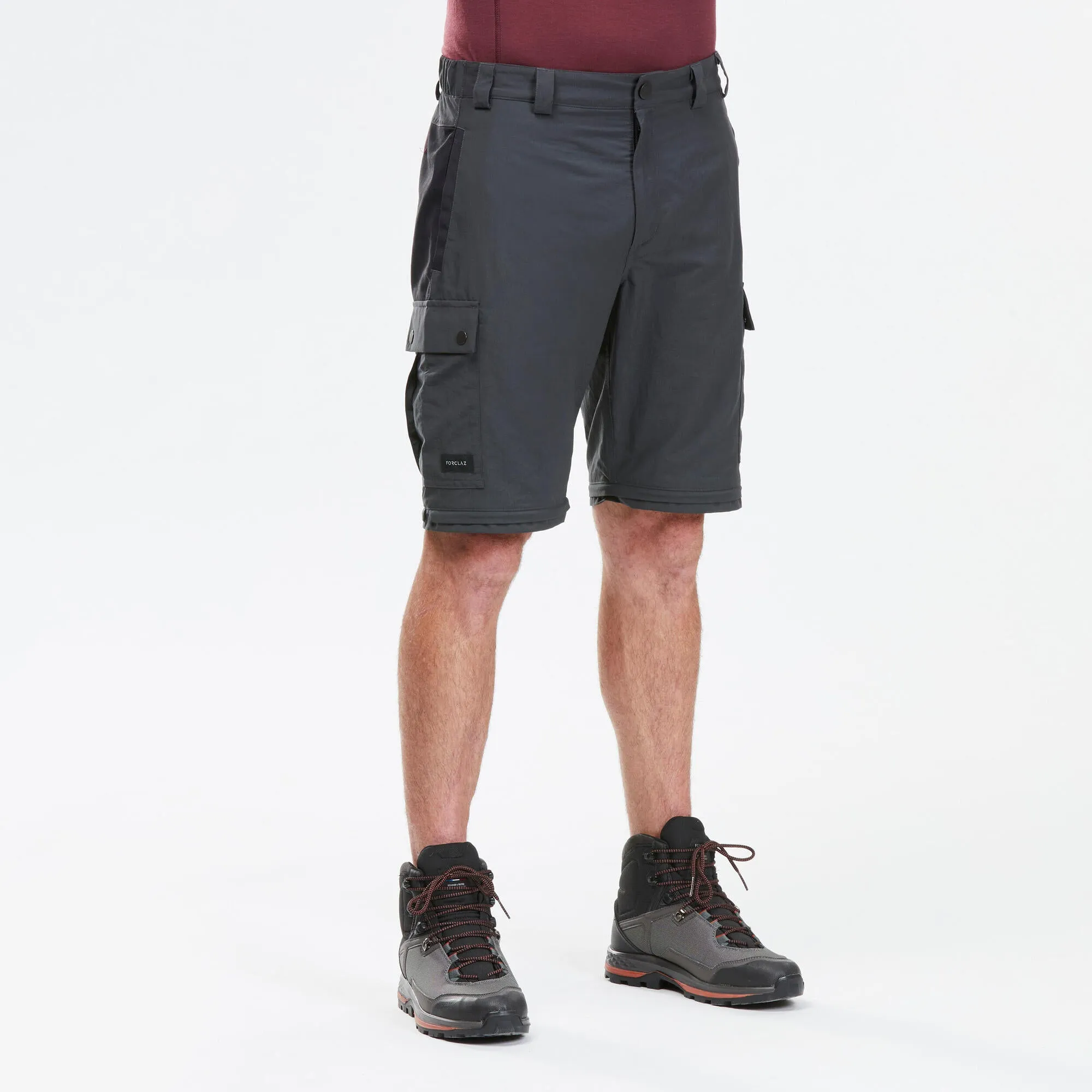 Forclaz Men's MT100 2-in-1 Zip-Off Hiking Pants