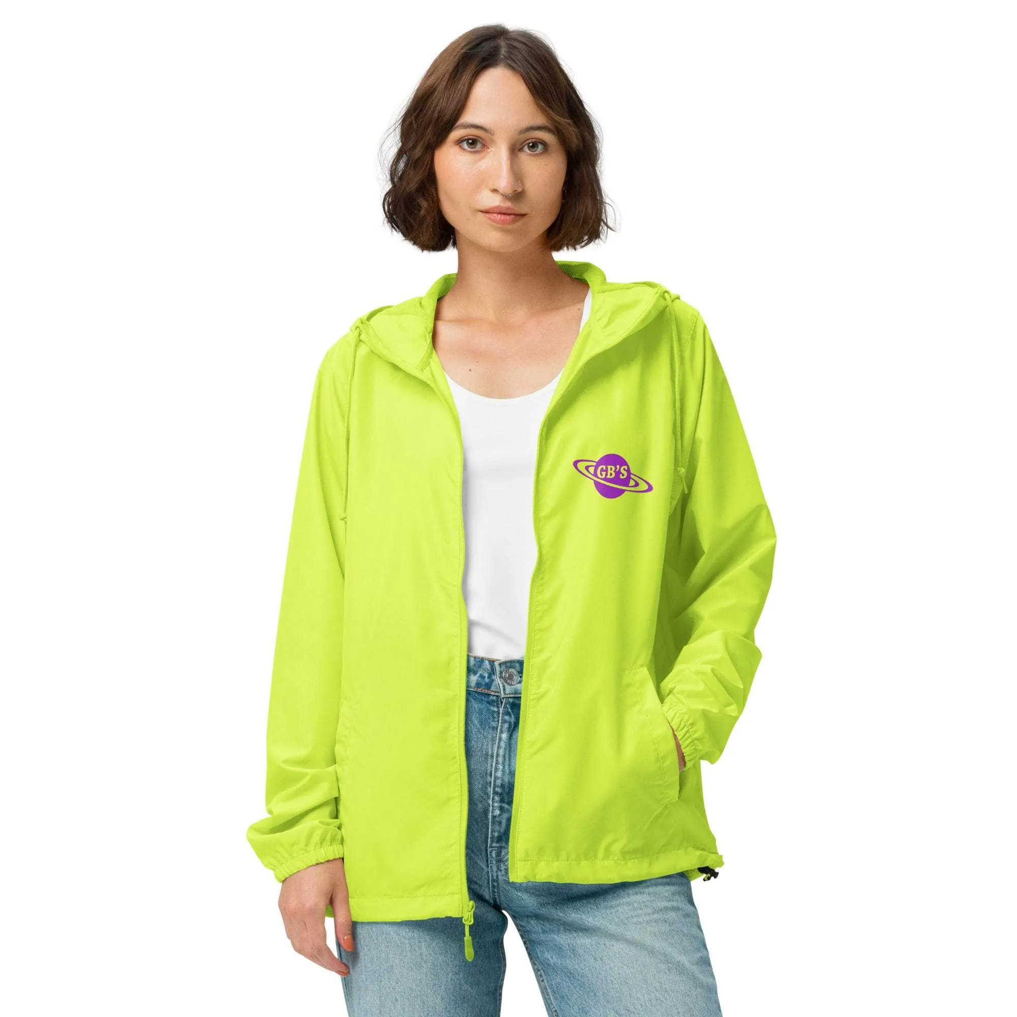 GBNY Unisex lightweight zip up windbreaker