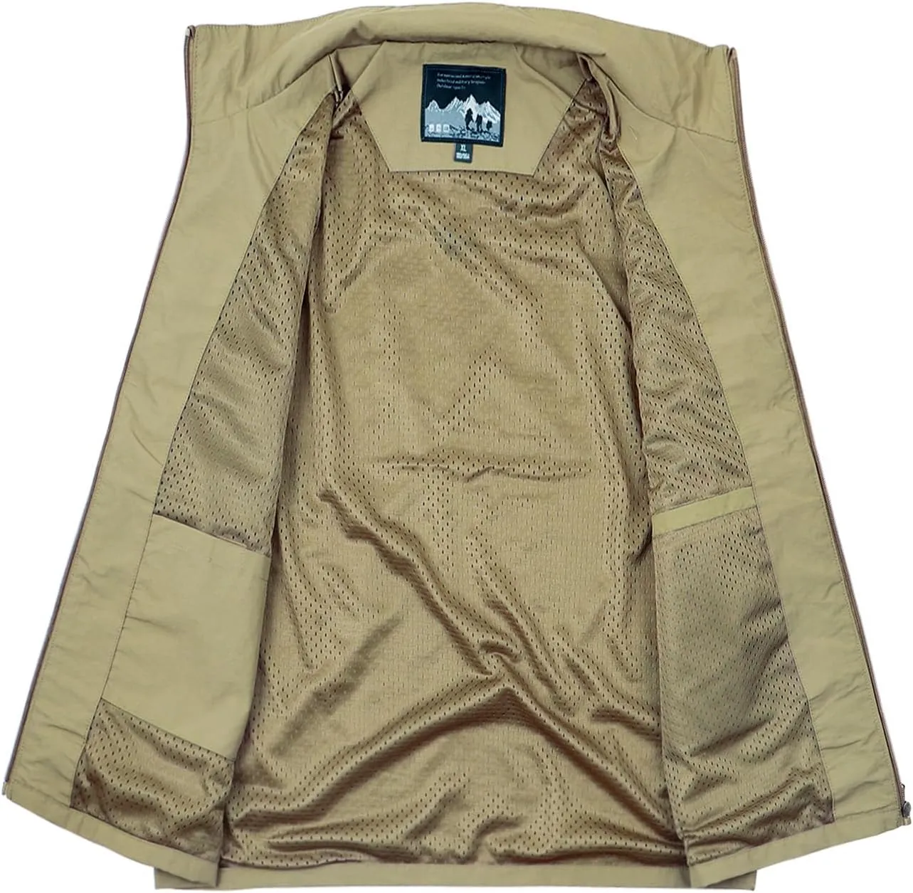 Gihuo Men's Lightweight Quick Dry Outdoor Multi Pockets Fishing Vest