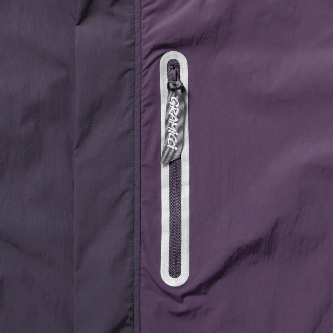 Gramicci x And Wander Patchwork Wind Hoodie Multi Purple