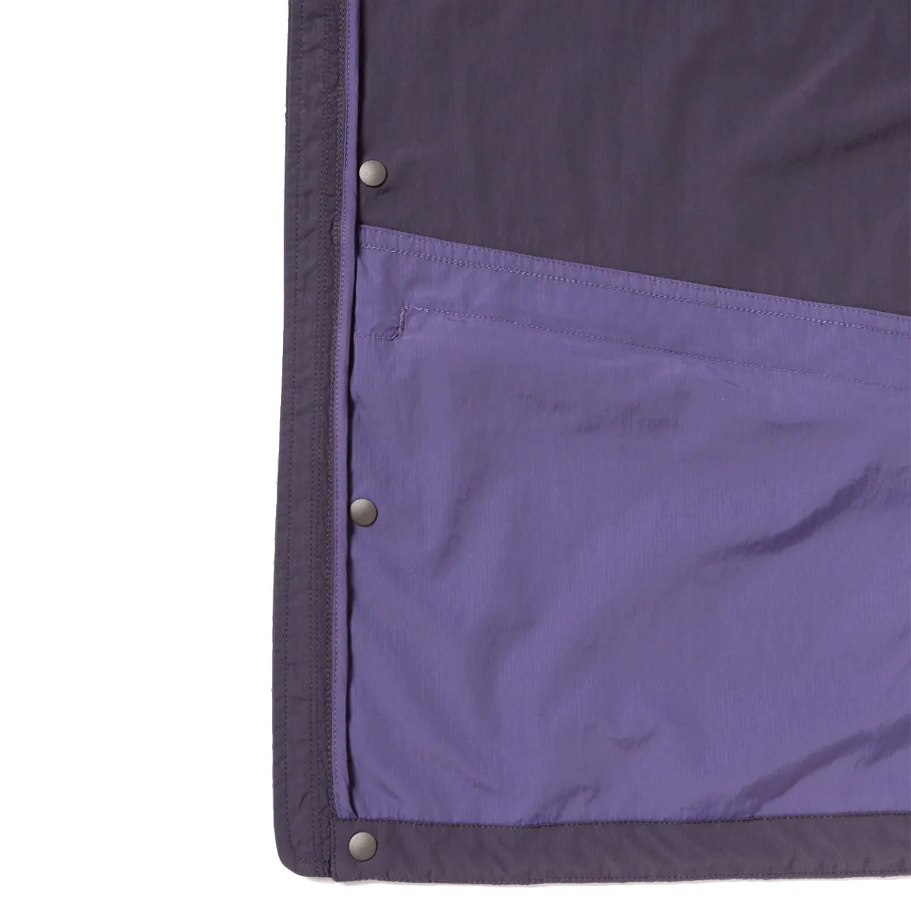 Gramicci x And Wander Patchwork Wind Hoodie Multi Purple