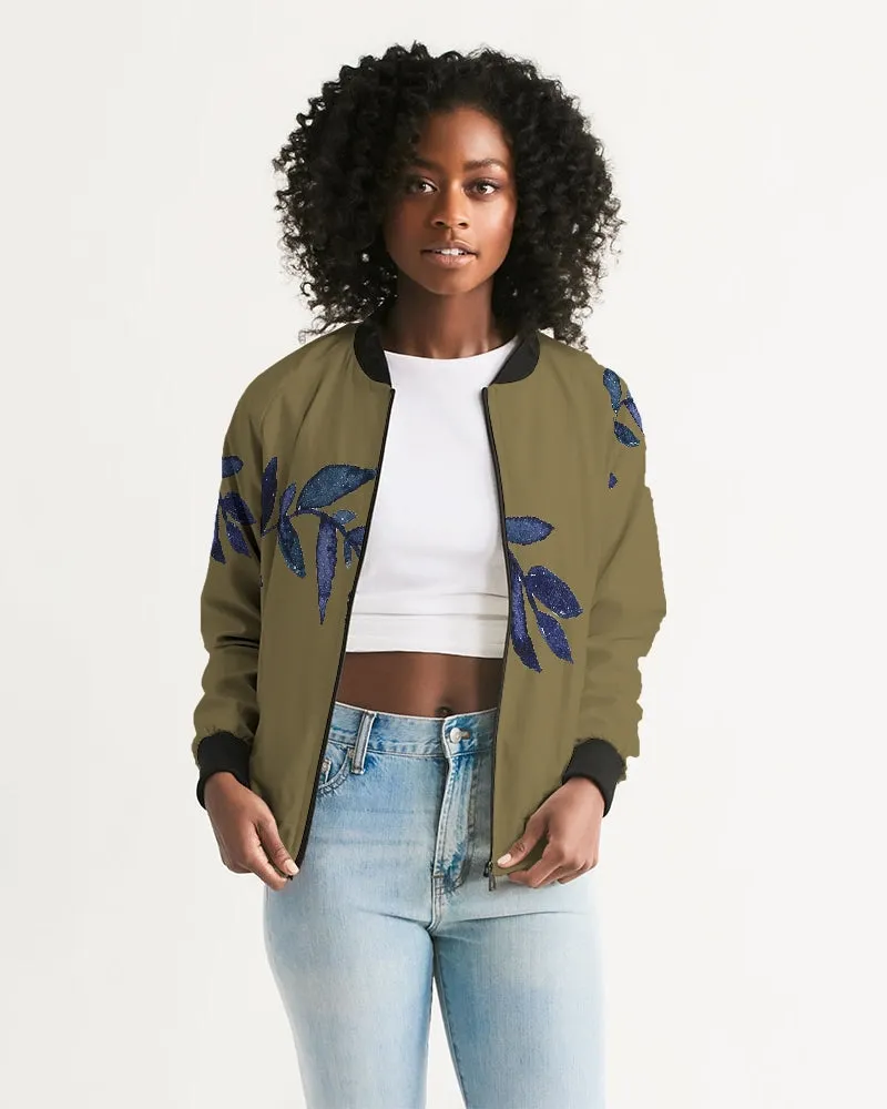Green Halloween Women's Bomber Jacket