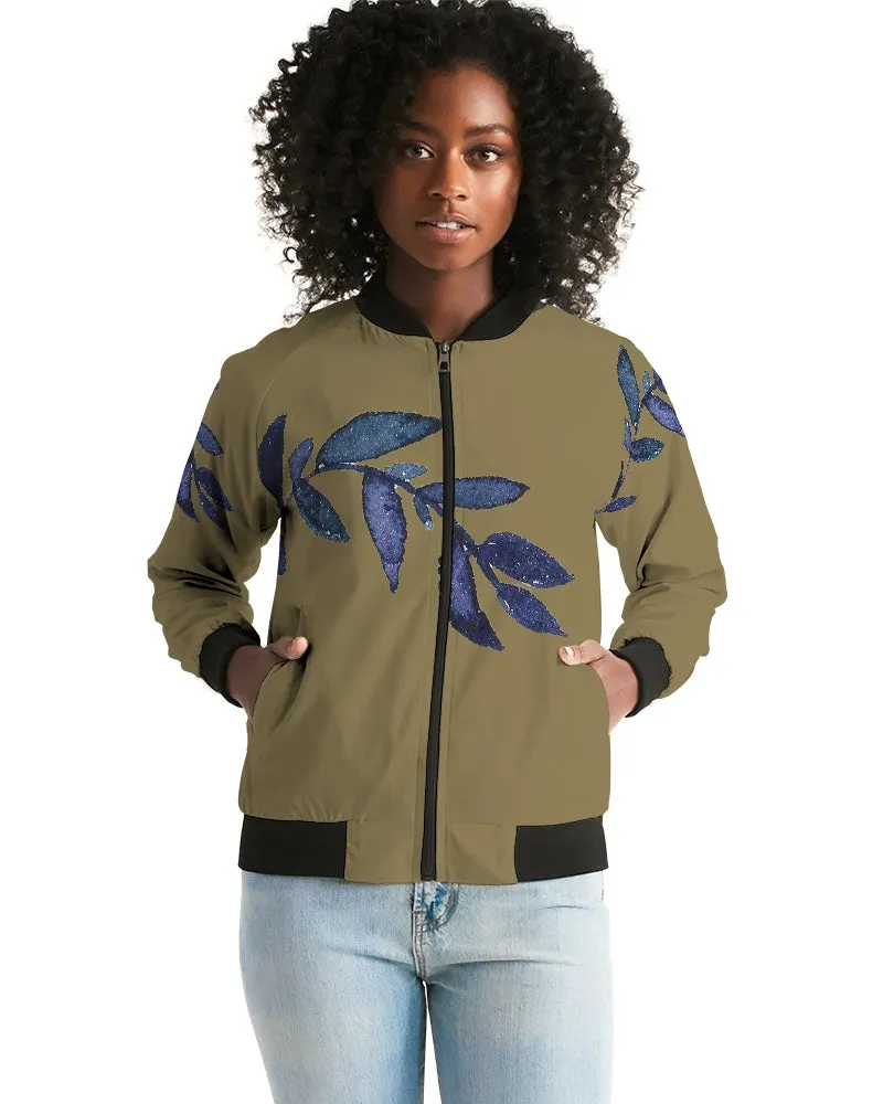 Green Halloween Women's Bomber Jacket