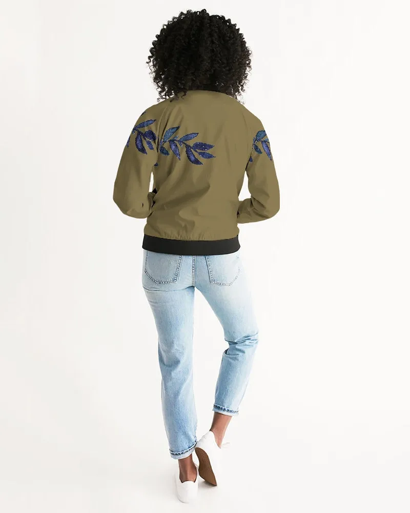 Green Halloween Women's Bomber Jacket