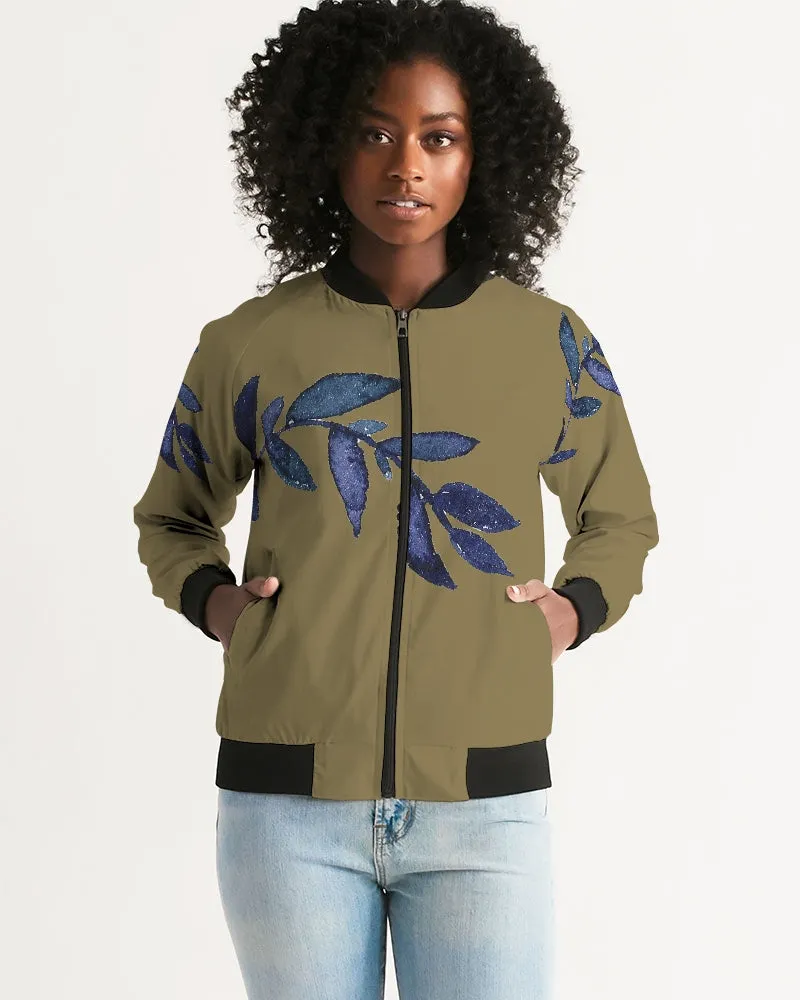 Green Halloween Women's Bomber Jacket