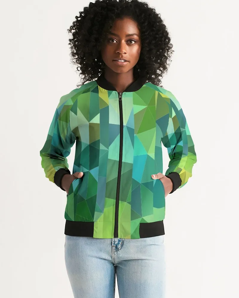 Green Line 101 Women's Bomber Jacket